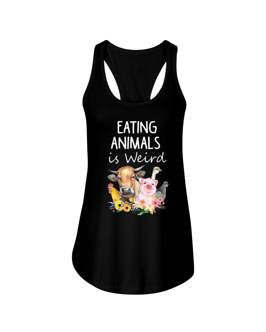 Vegan animal Ladies Flowy Tank