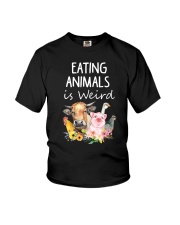 Vegan animal Youth T-Shirt thumbnail