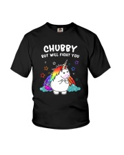 Unicorn chubby 1408 Youth T-Shirt thumbnail