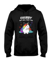 Unicorn chubby 1408 Hooded Sweatshirt thumbnail