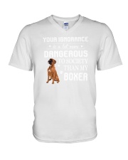 Boxer - Your ignorance 2006P V-Neck T-Shirt thumbnail