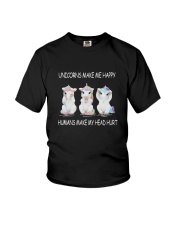 Unicorns make me happy 140319 Youth T-Shirt thumbnail