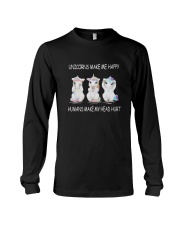 Unicorns make me happy 140319 Long Sleeve Tee thumbnail