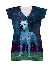 Dogo Argentino in the magic world 1806D All-over Dress thumbnail
