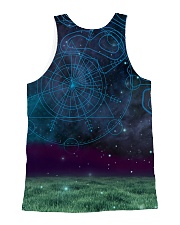 Dogo Argentino in the magic world 1806D All-over Unisex Tank back