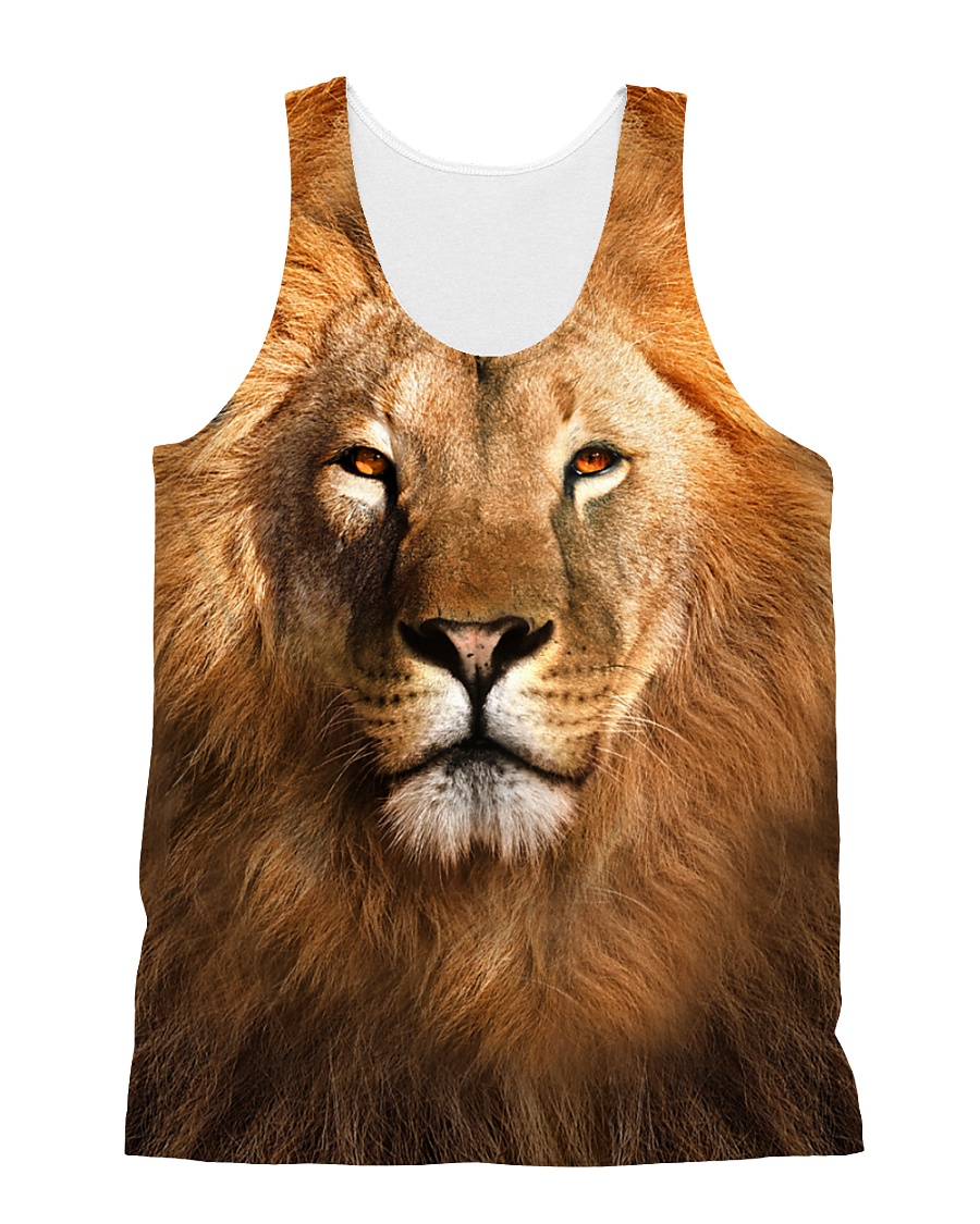 Lion Face 1406 All-over Unisex Tank