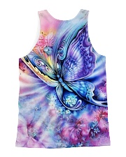 Colorful butterfly All-over Unisex Tank back