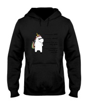 Unicorn Shhh Hooded Sweatshirt thumbnail