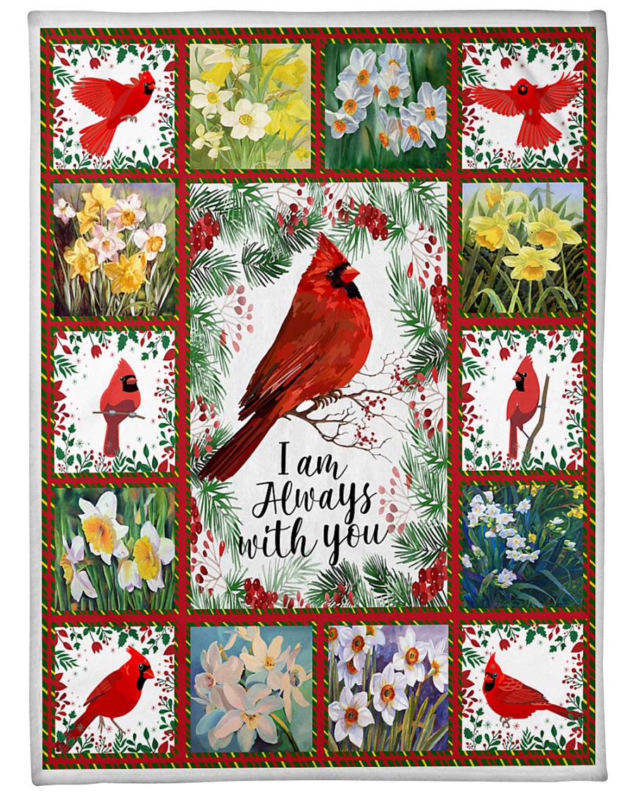BLANKET I'M ALWAYS WITH YOU Large Fleece Blanket - 60" x 80"