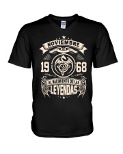 Noviembre 1968 V-Neck T-Shirt thumbnail