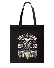 Agosto 1992 Tote Bag thumbnail