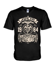 Julio 1984 V-Neck T-Shirt tile