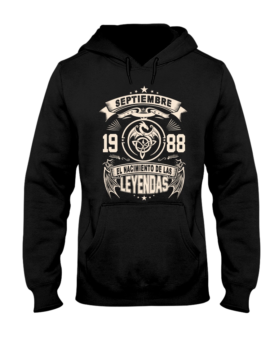 Septiembre 1988 Hooded Sweatshirt