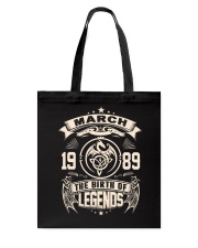 March 1989 Tote Bag thumbnail