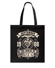 September 1988 Tote Bag thumbnail