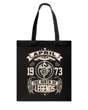 April 1973 Tote Bag tile