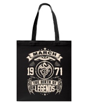 March 1971 Tote Bag thumbnail