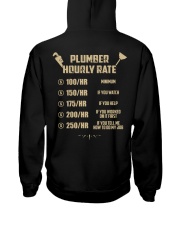 Plumber Hourly Rate Hooded Sweatshirt thumbnail