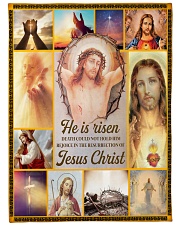 He Is Risen-Best Gift For Christian Large Fleece Blanket - 60" x 80" front
