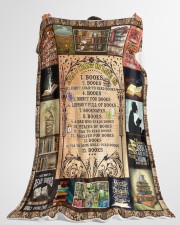 Book Is Treasure - Best Gift For Geek Large Fleece Blanket - 60" x 80" aos-coral-fleece-blanket-60x80-lifestyle-front-10