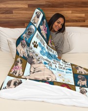 My Pug Face - Best Gift For Dog Lover Large Fleece Blanket - 60" x 80" aos-coral-fleece-blanket-60x80-lifestyle-front-03a