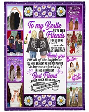 Be My Bestie Forever - Best Gift For BFF Large Fleece Blanket - 60" x 80" front