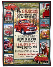 Enjoy The Ride-Best Gift For Grandson Large Fleece Blanket - 60" x 80" front
