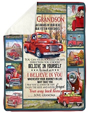 Enjoy The Ride-Best Gift For Grandson Sherpa Fleece Blanket tile