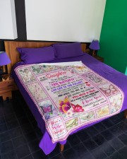 Be A Butterfly - Best Gift For Daughter Large Fleece Blanket - 60" x 80" aos-coral-fleece-blanket-60x80-lifestyle-front-01a