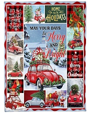 Home For The Holiday - Gift For The Christmas Day Large Fleece Blanket - 60" x 80" front