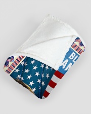 God Bless America-Great Gift For American Patriot Large Fleece Blanket - 60" x 80" aos-coral-fleece-blanket-60x80-lifestyle-front-07
