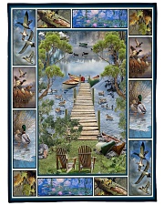 Outdoor Adventure Animal - Gift For Nature Lover Fleece Blanket tile