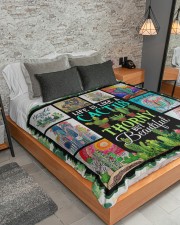 Thorny But Beautiful Tree - Gift For Cactus Lover Large Sherpa Fleece Blanket - 60" x 80" aos-sherpa-fleece-blanket-lifestyle-front-04