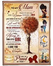 Proud Of You Black Girl - Gift For Mom Large Fleece Blanket - 60" x 80" front