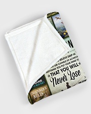 Fishing Is Lifestyle-Best Gift For Grandson Large Fleece Blanket - 60" x 80" aos-coral-fleece-blanket-60x80-lifestyle-front-08