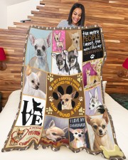 I Love My Chihuahua - Best Gift For Dog Lover Large Fleece Blanket - 60" x 80" aos-coral-fleece-blanket-60x80-lifestyle-front-04a