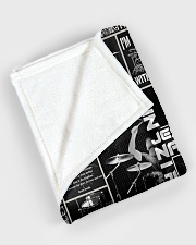 In Jesus Name I Play drum-Best Gift For Christian Large Fleece Blanket - 60" x 80" aos-coral-fleece-blanket-60x80-lifestyle-front-08