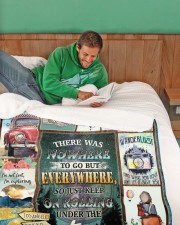 l Am Exploring - Best Spiritual Gifts Large Sherpa Fleece Blanket - 60" x 80" aos-sherpa-fleece-blanket-60x80-lifestyle-front-07