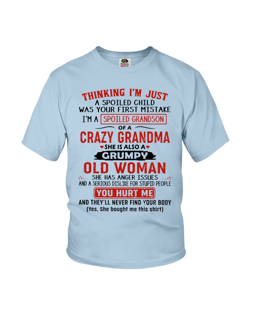 Grandma - Grandson Youth T-Shirt