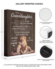 Life Is Filled With Hard Times & Good Times - Amazing Gift For Granddaughter 11x14 Gallery Wrapped Canvas Prints aos-canvas-pgw-11x14-lifestyle-front-55