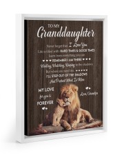 Life Is Filled With Hard Times & Good Times - Amazing Gift For Granddaughter Floating Framed Canvas Prints White tile