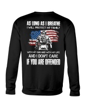 I Will Protect My Family - Perfect Gift For Grandpa Crewneck Sweatshirt tile