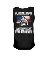 I Will Protect My Family - Perfect Gift For Grandpa Unisex Tank tile