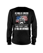 I Will Protect My Family - Perfect Gift For Grandpa Long Sleeve Tee tile