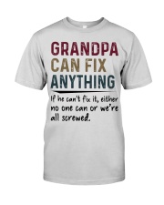 Grandpa Can Fix Anything - Perfect Gift For Grandpa Premium Fit Mens Tee tile