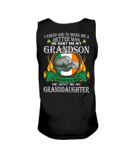 I Asked God To Make Me A Better Man - Perfect Gift For Grandpa Unisex Tank tile