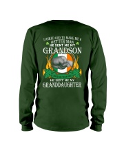I Asked God To Make Me A Better Man - Perfect Gift For Grandpa Long Sleeve Tee tile