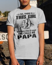 She Calls Me Papa - Best Gift For Papa Classic T-Shirt apparel-classic-tshirt-lifestyle-29