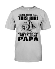 She Calls Me Papa - Best Gift For Papa Classic T-Shirt front