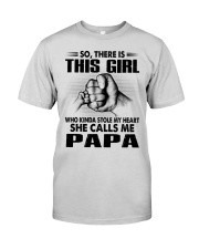 She Calls Me Papa - Best Gift For Papa Premium Fit Mens Tee tile